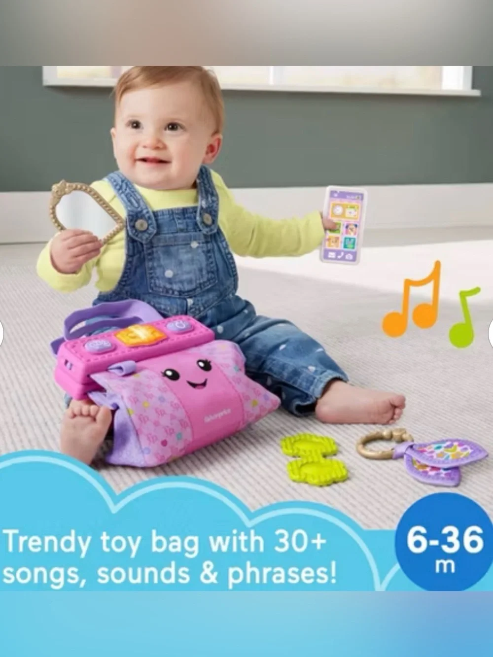 FISHER-PRICE Laugh & Learn Going Places Learning Purse
